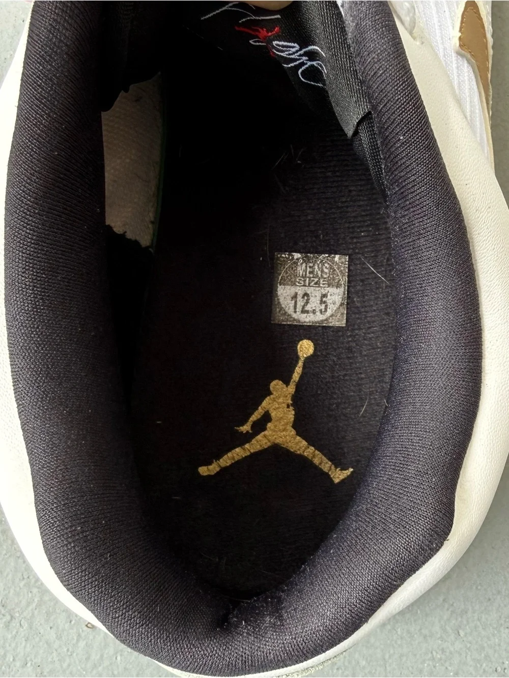 Air Jordan Stadium 90 White Metallic Gold  size 12.5